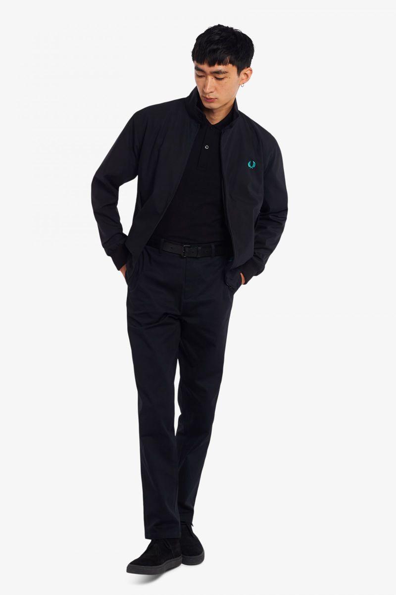 Black Fred Perry J2837 Men's Jackets | PH 1198FDNM